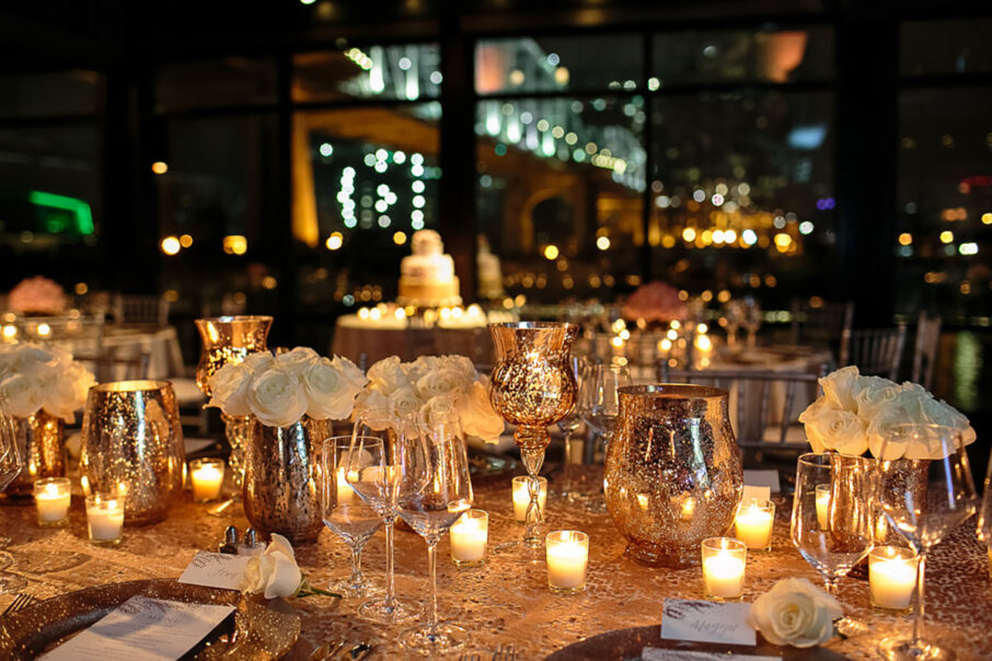 Gold Reception Table