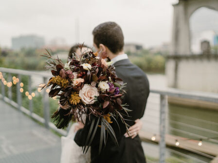 Dark and Moody Bridal Bouquet